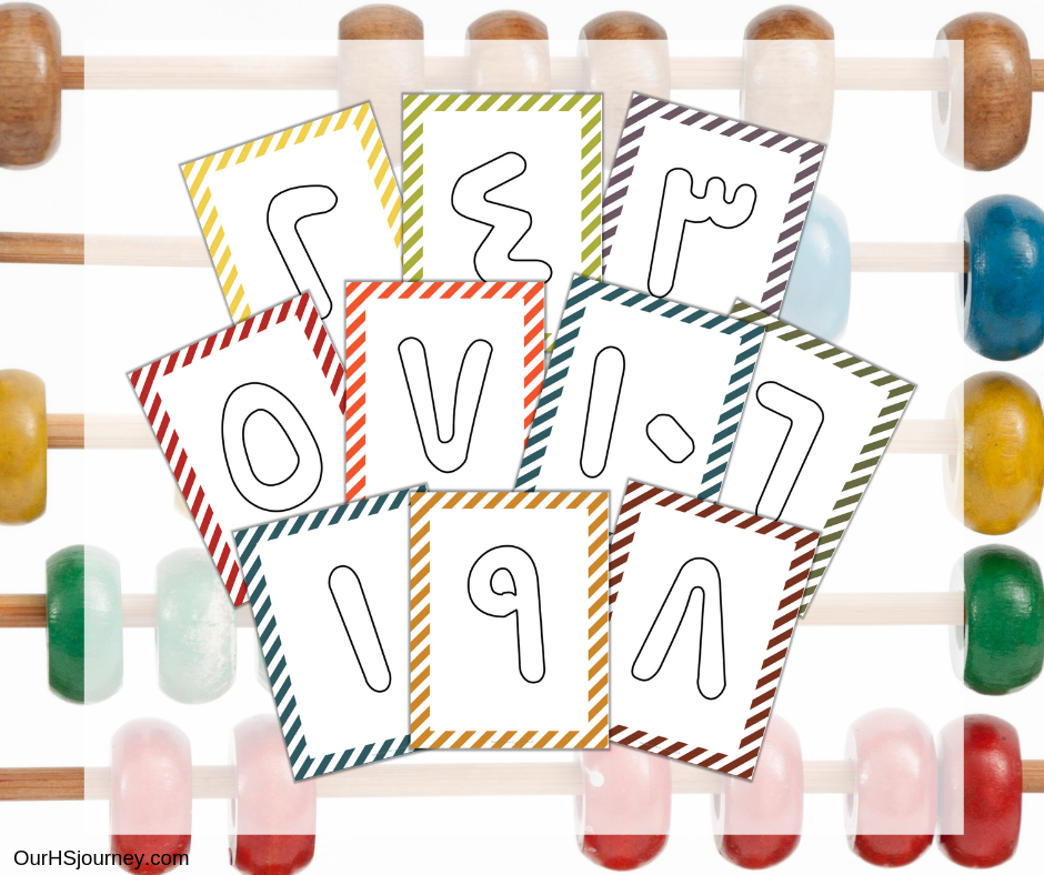 بساطات صلصال مجانية للحروف والأرقام