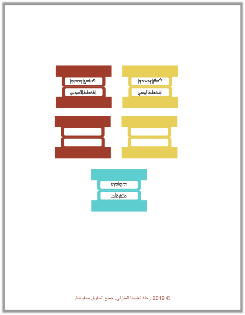 تبويبات لمنظمات التعليم المنزلي